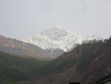 Mountain about guest house in tiger leaping gorge