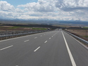 Mountains on the road from cappadocia to gaziantep