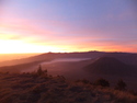 Mt bromo at sunrise with clouds