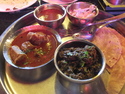 Mutton thali of sorts