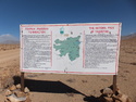 Nation park of tajikistan hand painted sign