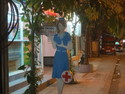 Nurse grabbing her boob sign