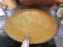Pakoda ki kadhi stage 