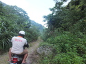 Path to jungle swimming hole