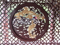 Pheonix wood carving