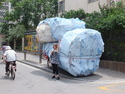 Polystyrene bicycle