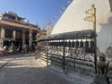 Prayer wheels around Swayambhu