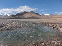 River in the tajik pamir
