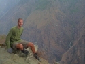 Rob on tiger leaping gorge trek