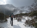 Rob trekking on haba mountain