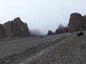 Rocks coming out of the clouds