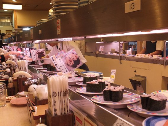 Rotating sushi restaurant