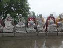 Row of statues in nanjing