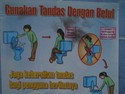 Sign in brunei bathroom