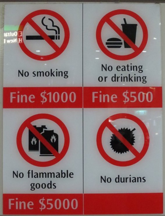 Singapore metro restrictions