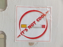Smoking it's not cool