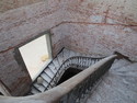 Staircase in the old chinese chamber of commerce in cambodia building