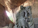 Statue atop mt misen