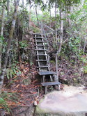 I had a nasty fall down these stairs