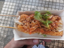 Stinky tofu street food