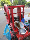 Sugar juice press