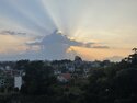 Sun rays over Danchhi