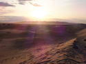 Sundown on the semi gobi