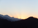 Sunrise at poonhill