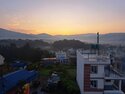 Sunrise from the roof in Danchhi