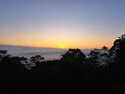 Sunrise over the clouds from Chisapani