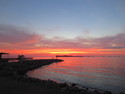 Sunset at losari beach