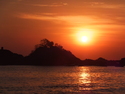 Sunset at om beach