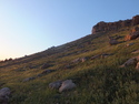 Sunset on bluff over mardin