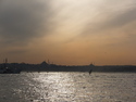 Sunset over istanbul