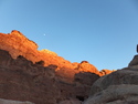 Sunset over petra