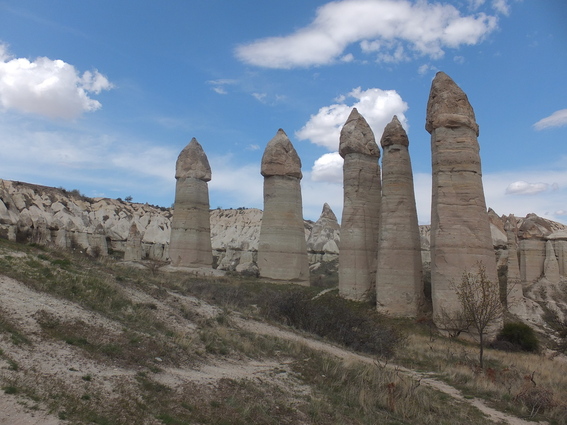 Suspiciously phallic rock formations of Cappadocia