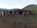 The shit house we almost slept in