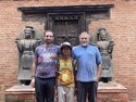The three of us in Bhaktapur