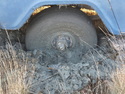 Tire in mud