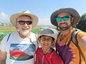 Tony, Avi, and me on the way to Changu Narayan, the oldest temple in the Kathmandu Valley
