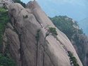 Trail going to huangshan lookout