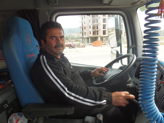 Nice truck driver on my way to Bodrum