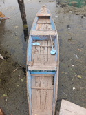 Typical kashmiri transport boat