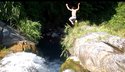 Waterfall jump