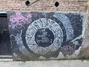 “We are under mass hypnosis?” mural in Bhaktapur