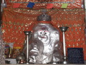 Weird silver idol