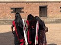Women in Newari dress in Bhaktapur